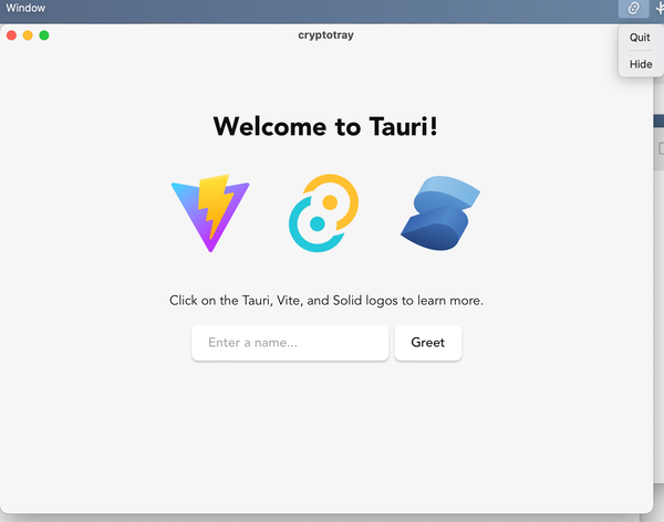 MacOS tauri example